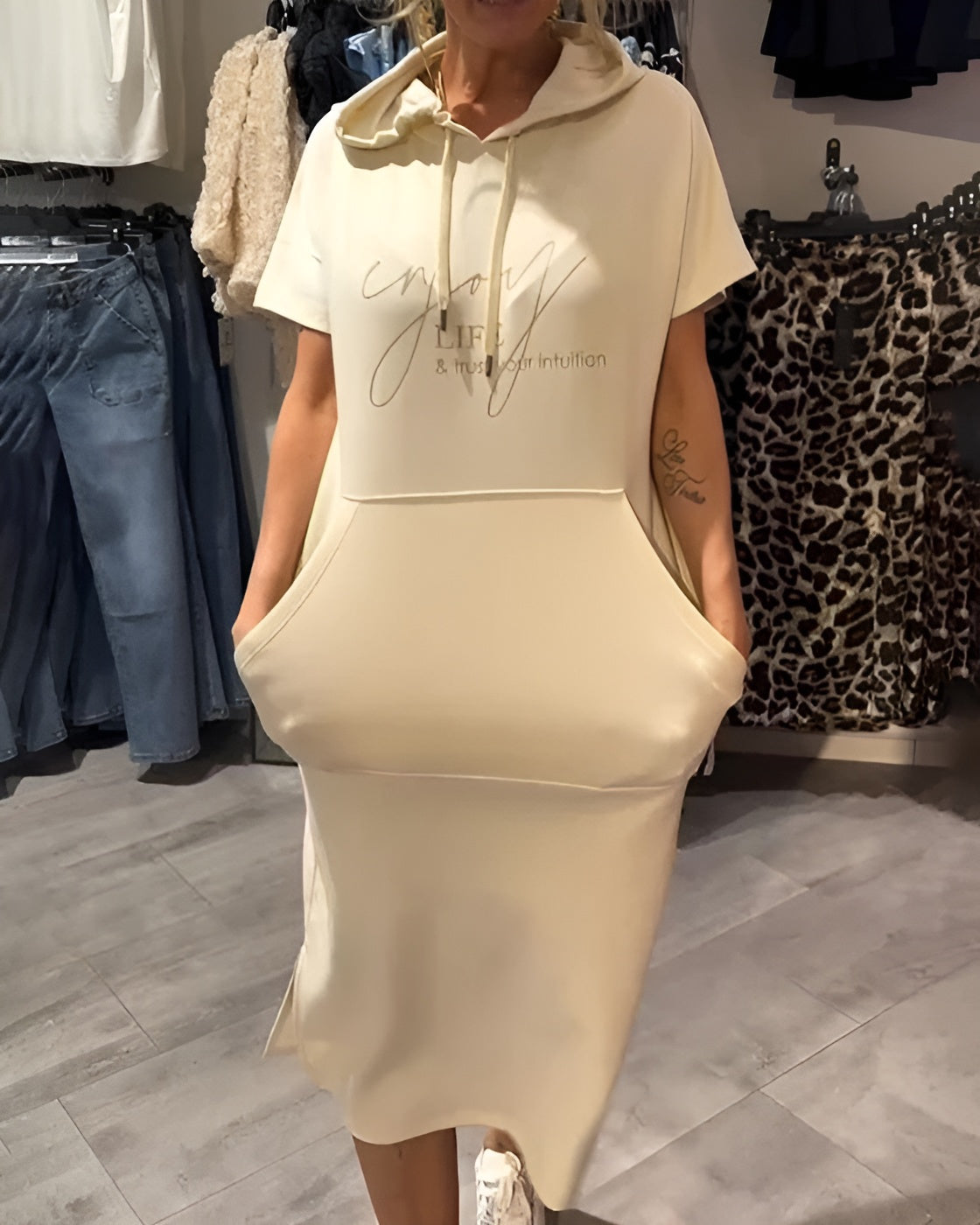 Natacha™ | Robe Sweat Ample et Confortable