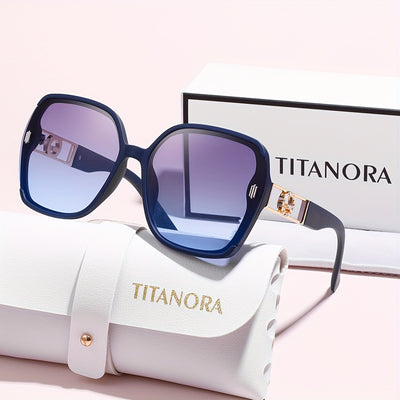 Titanora™ | Lunettes de luxe surdimensionnées et carrées