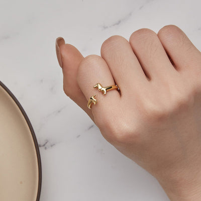 Fidélo™ | Bague Teckel Élégante