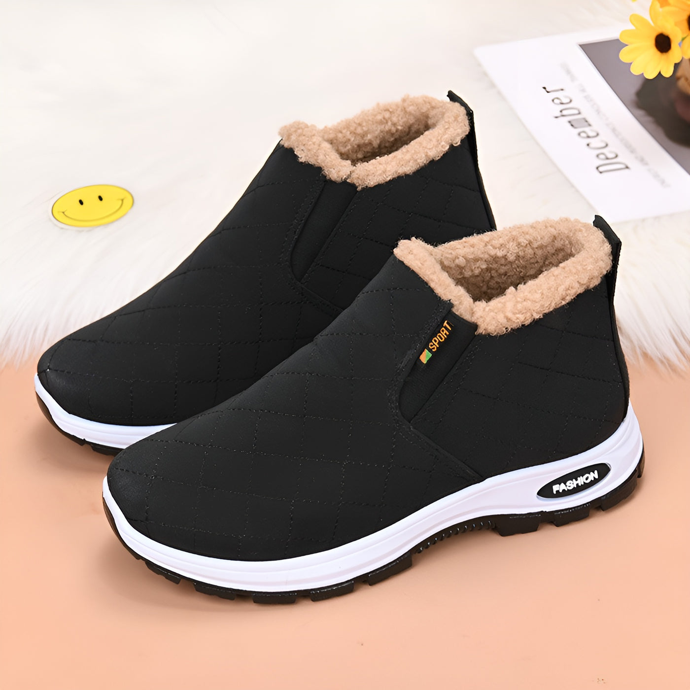 Garance™ | Bottes d'hiver Doublées de Peluche