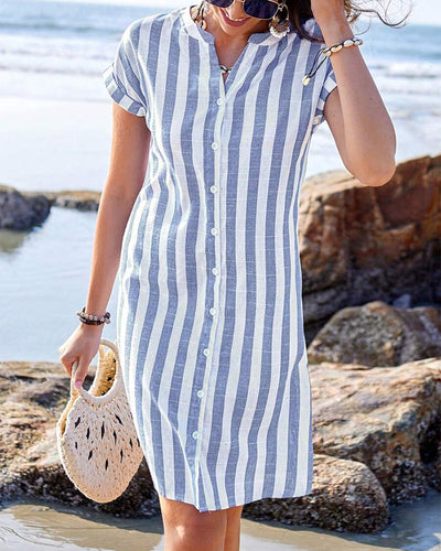 Berline™ | Robe Chemise Élégante à Rayures