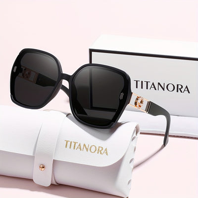 Titanora™ | Lunettes de luxe surdimensionnées et carrées