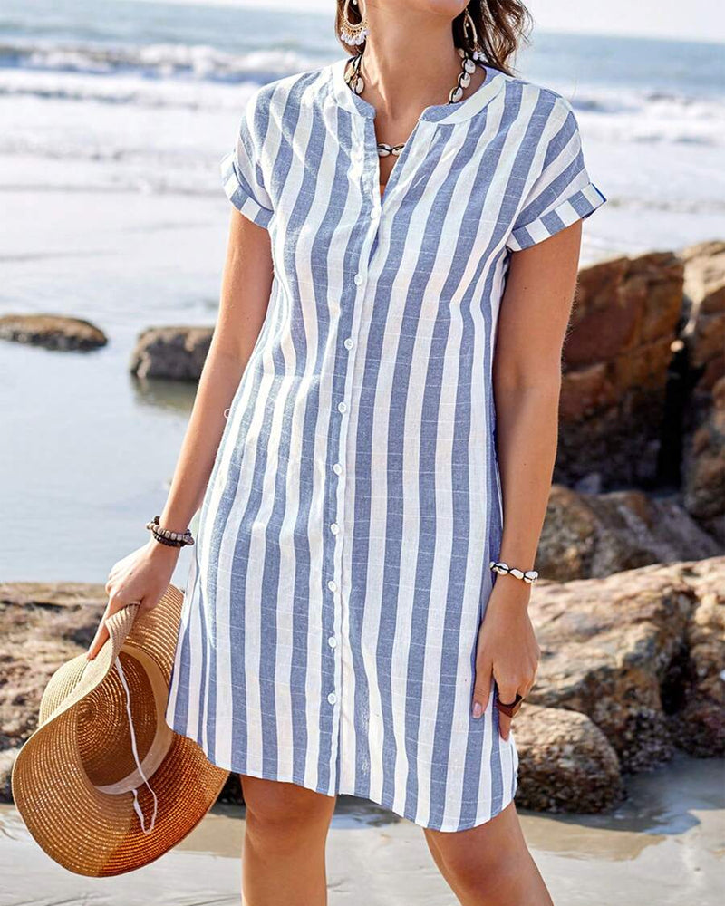 Berline™ | Robe Chemise Élégante à Rayures