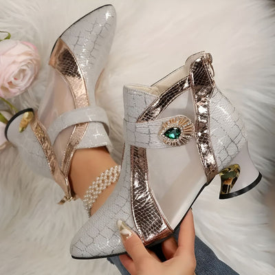 Clarisse™ | Chaussures en Maille avec Cristaux