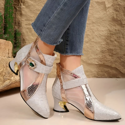 Clarisse™ | Chaussures en Maille avec Cristaux