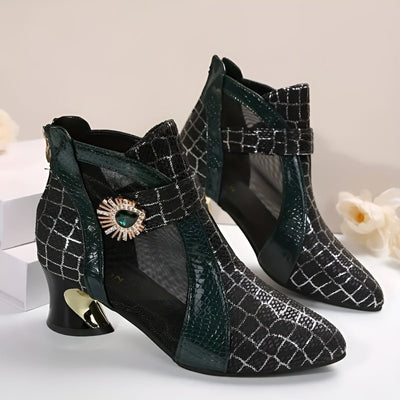Clarisse™ | Chaussures en Maille avec Cristaux