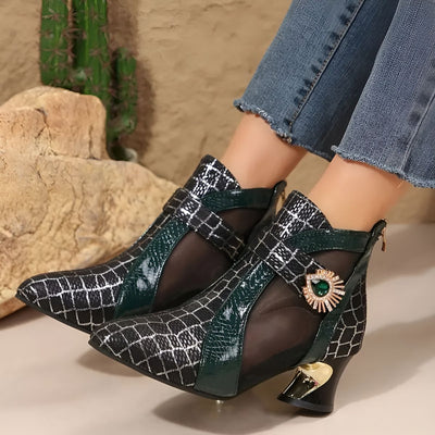 Clarisse™ | Chaussures en Maille avec Cristaux