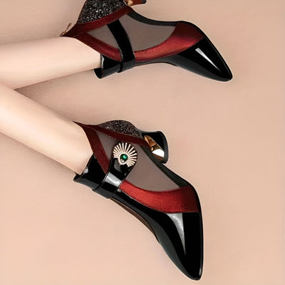 Clarisse™ | Chaussures en Maille avec Cristaux