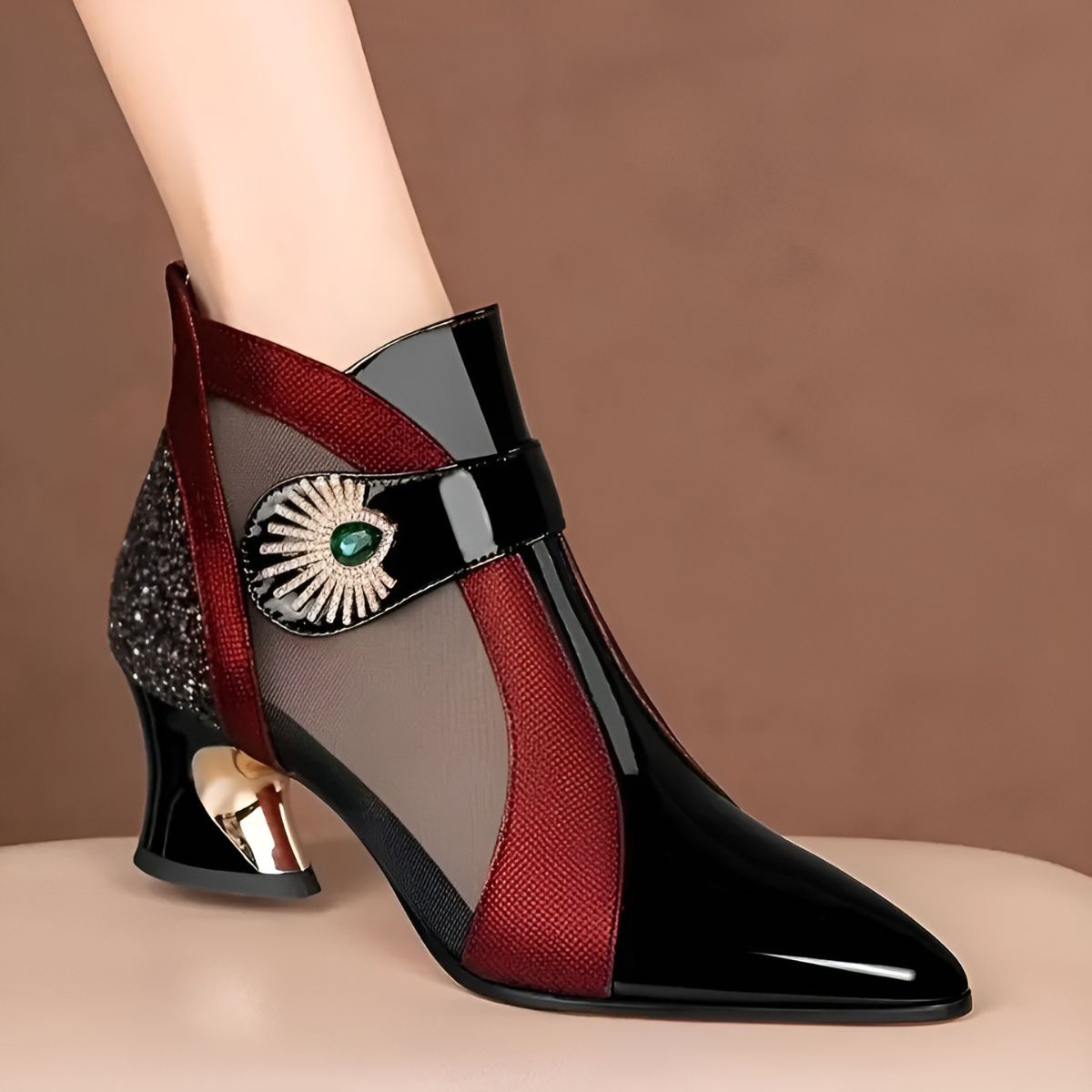 Clarisse™ | Chaussures en Maille avec Cristaux
