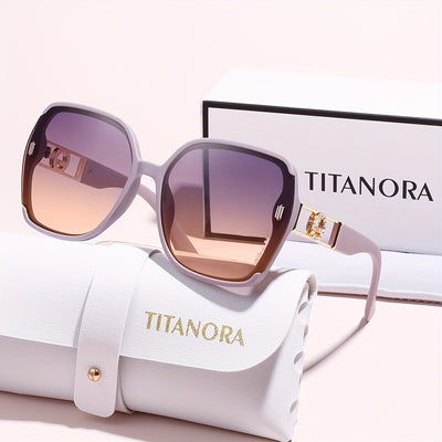 Titanora™ | Lunettes de luxe surdimensionnées et carrées