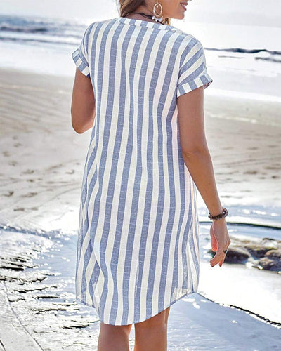 Berline™ | Robe Chemise Élégante à Rayures