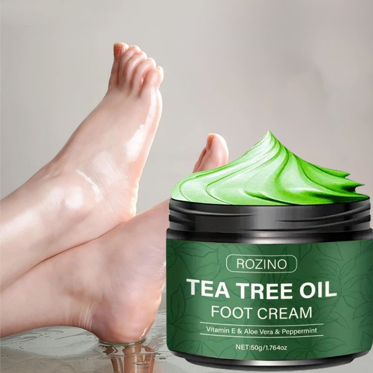 Rozino™ | Crème pour les pieds à l'huile de théier