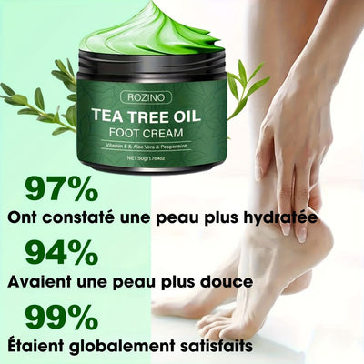 Rozino™ | Crème pour les pieds à l'huile de théier