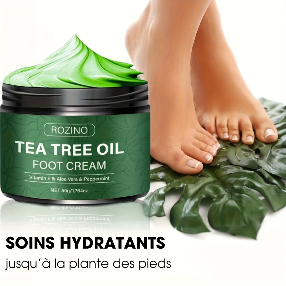 Rozino™ | Crème pour les pieds à l'huile de théier
