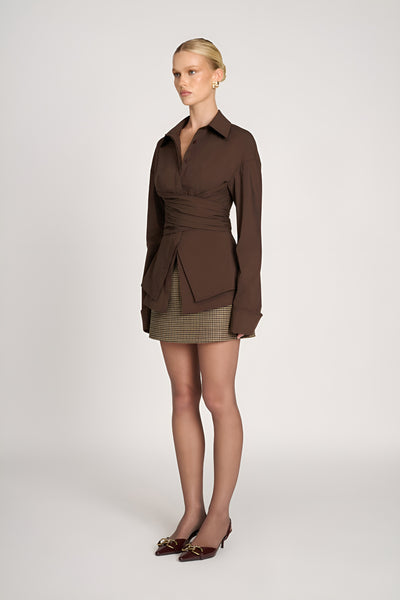 Fabienne™ | Chemise Enveloppante Ajustée