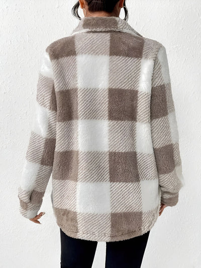 Lucie™ | Veste Polaire à Carreaux
