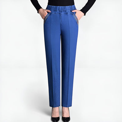 Mélina™ | Jean à Taille Élastiquée