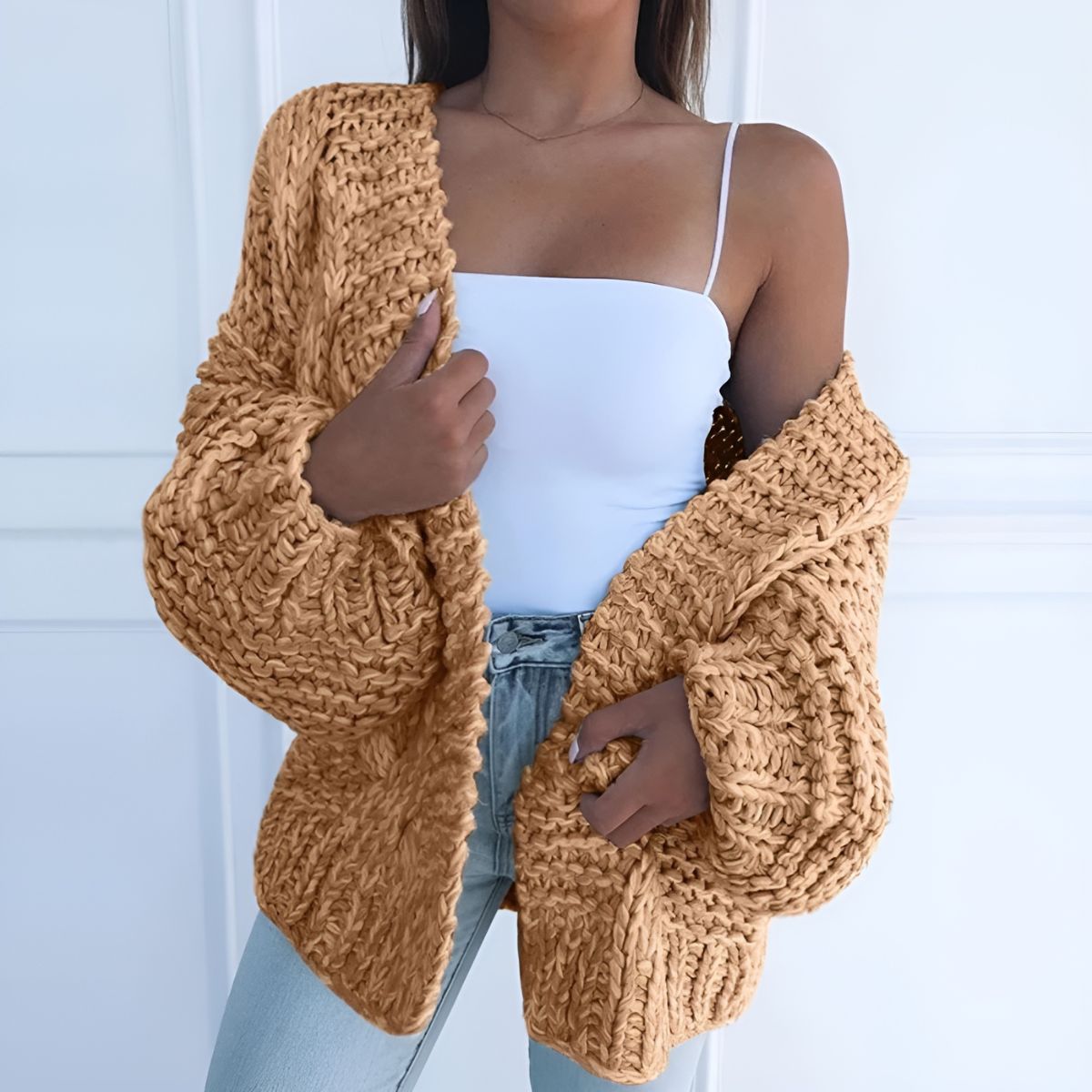 Mélanie™ | Gilet Oversize en Tricot