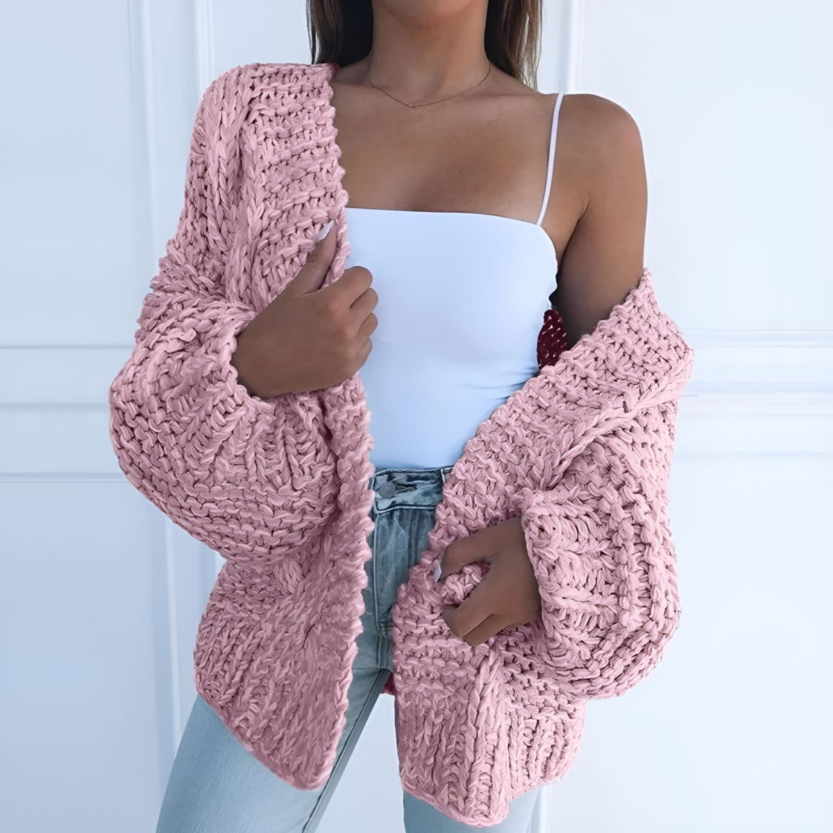 Mélanie™ | Gilet Oversize en Tricot
