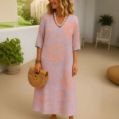 Angèle™ | Longue Robe Florale
