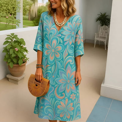 Angèle™ | Longue Robe Florale