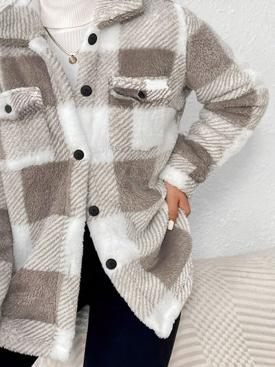 Lucie™ | Veste Polaire à Carreaux