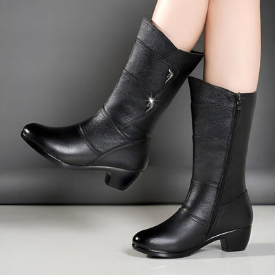 Josette™ | Bottines Mi-Mollet