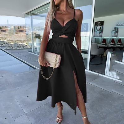 Roxane™ | Robe avec Bretelle Spaghetti