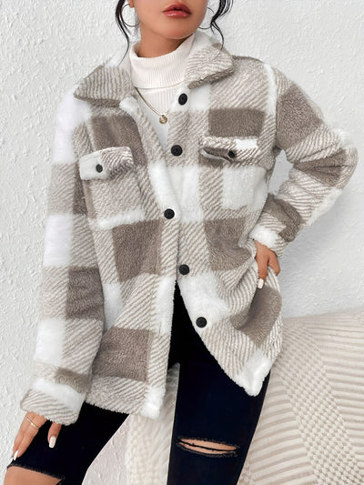 Lucie™ | Veste Polaire à Carreaux