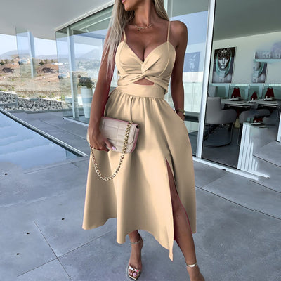 Roxane™ | Robe avec Bretelle Spaghetti