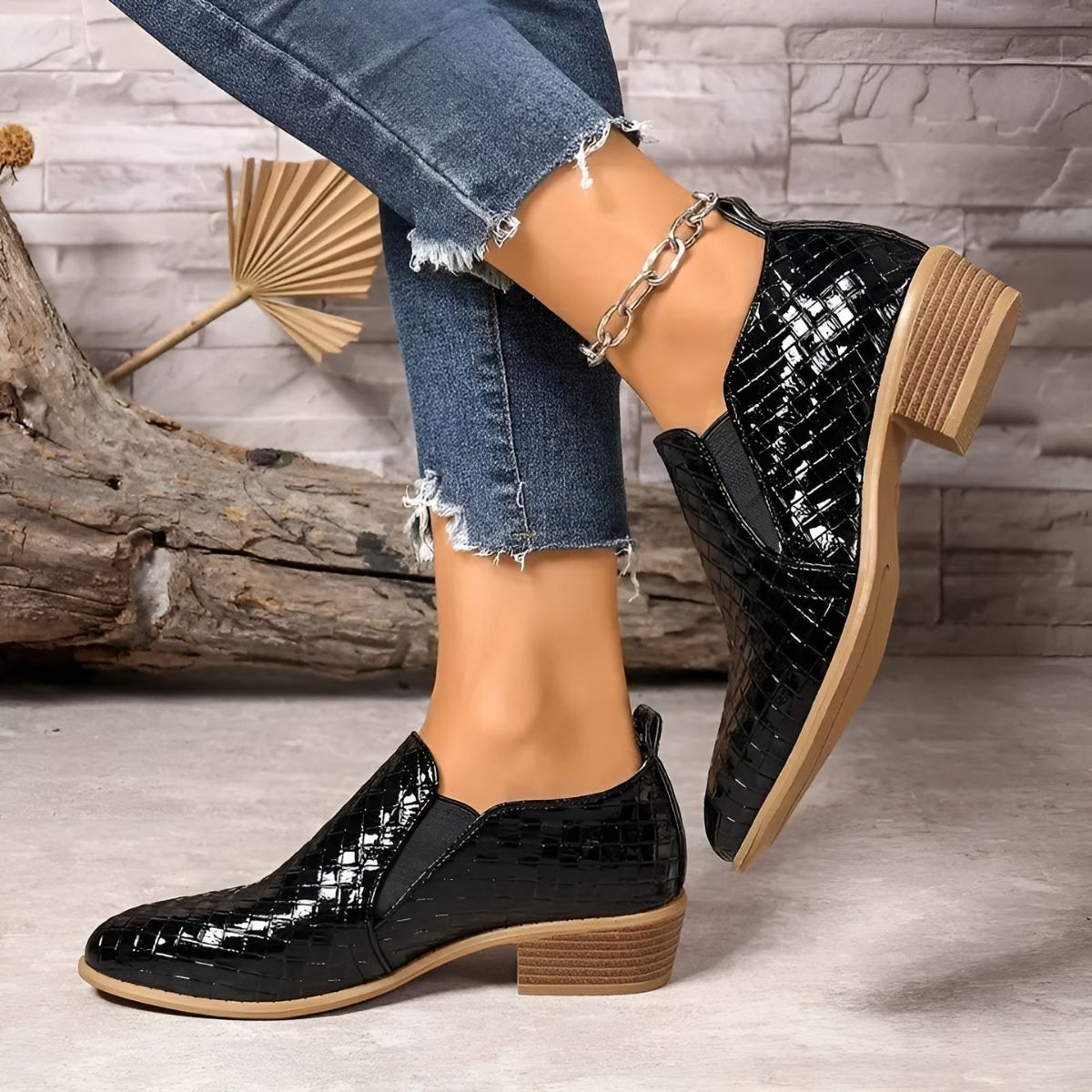 Alexia™ | Chaussures Oxford Orthopédiques en Cuir