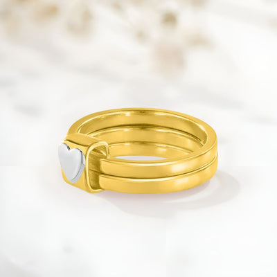 Amoria™ | Bague Personnalisée avec Noms Gravés