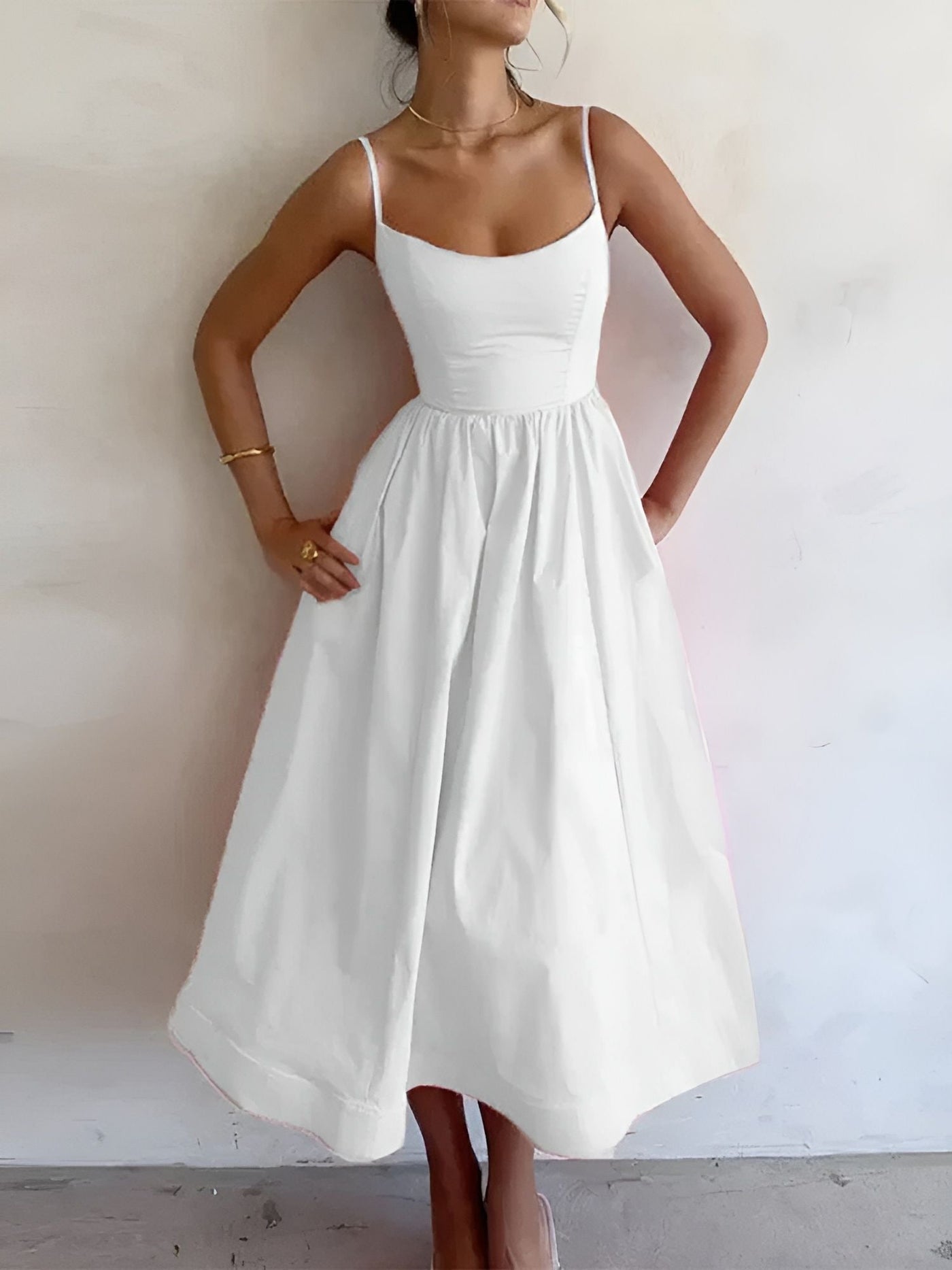 Maïlys™ | Robe à Bretelles Spaghetti