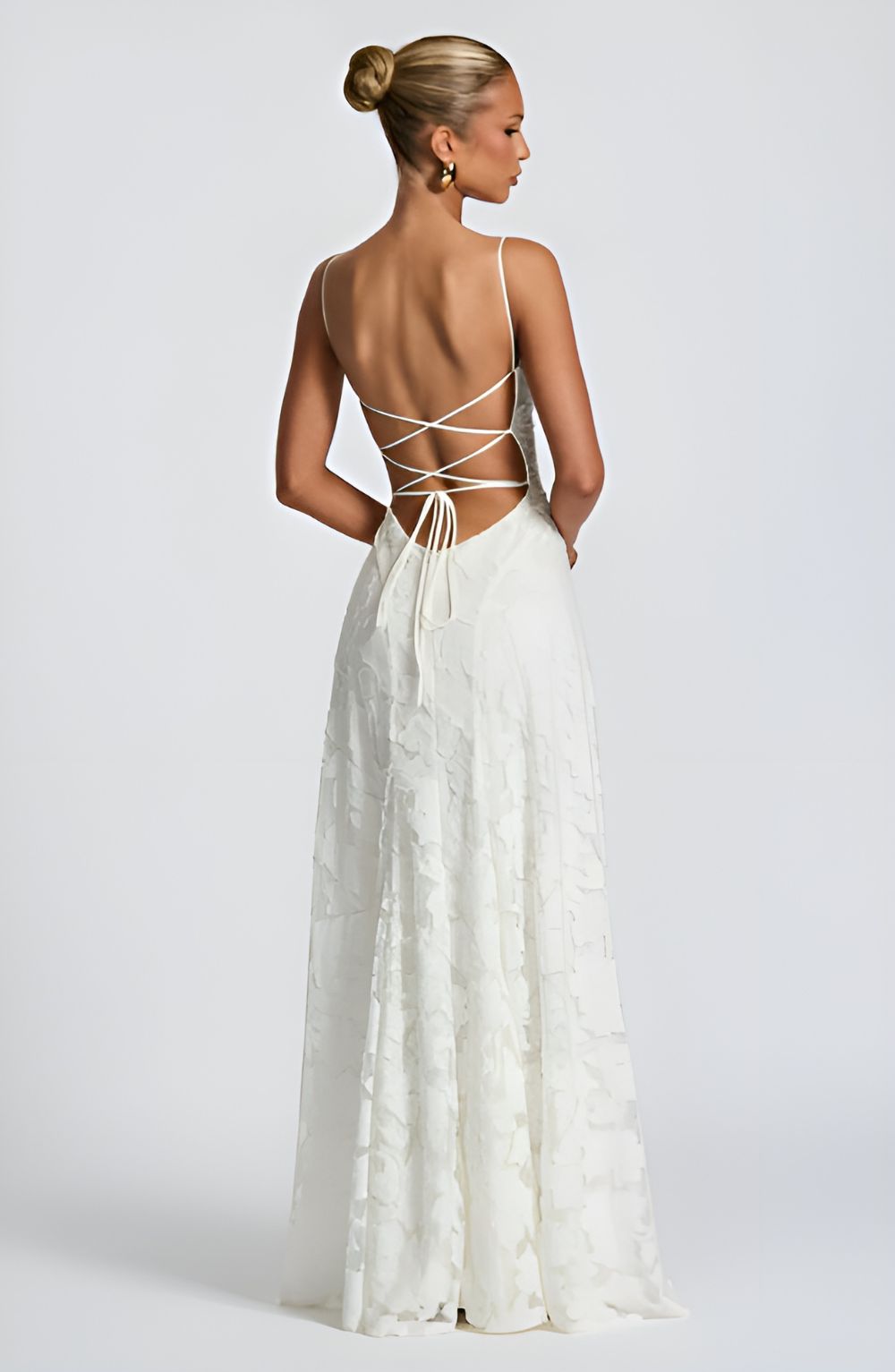 Émilie™ | Robe longue à Corset en Dentelle