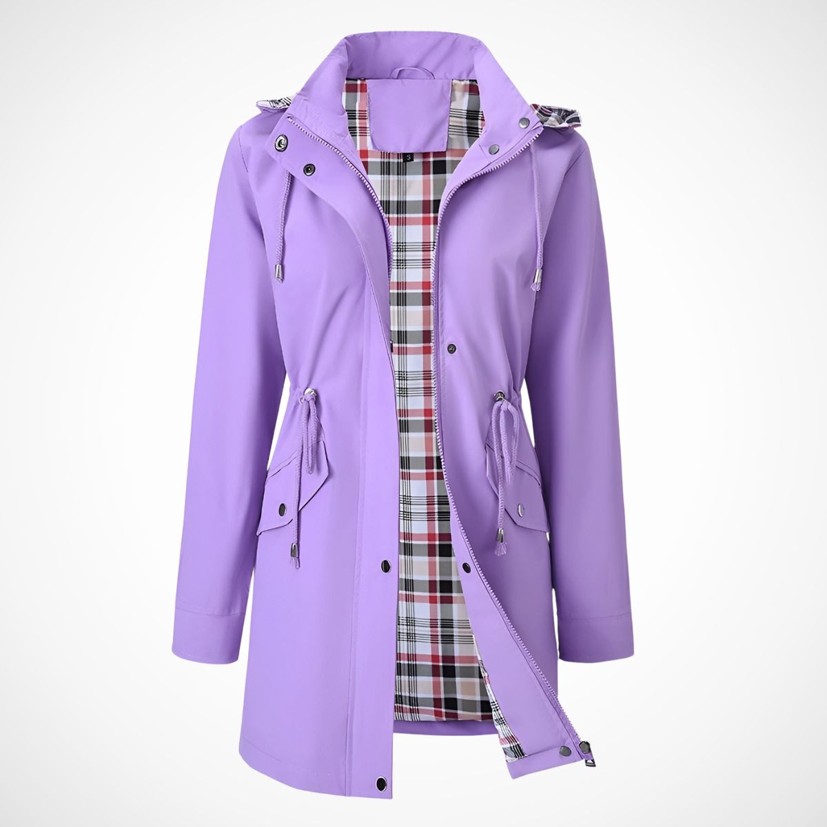 Iris™ | Veste Imperméable à Carreaux
