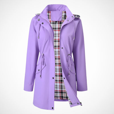 Iris™ | Veste Imperméable à Carreaux