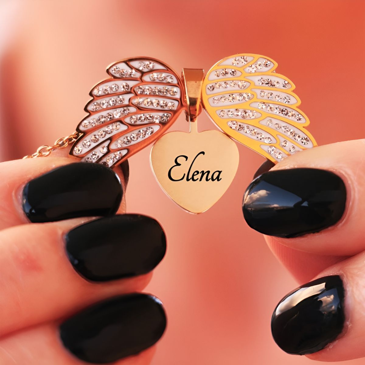 Cœurange™ | Collier Gravé de Souvenir Éternel