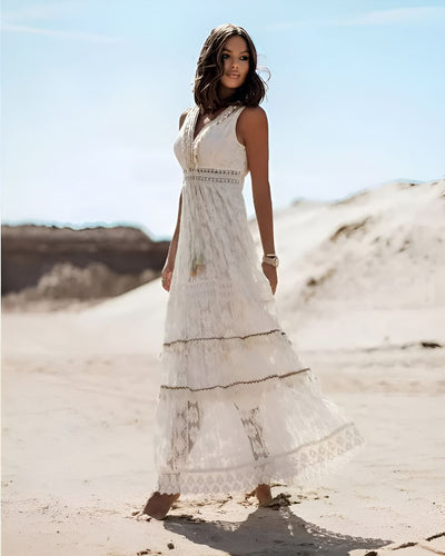 Justine™ | Robe Élégante de Style Bohème