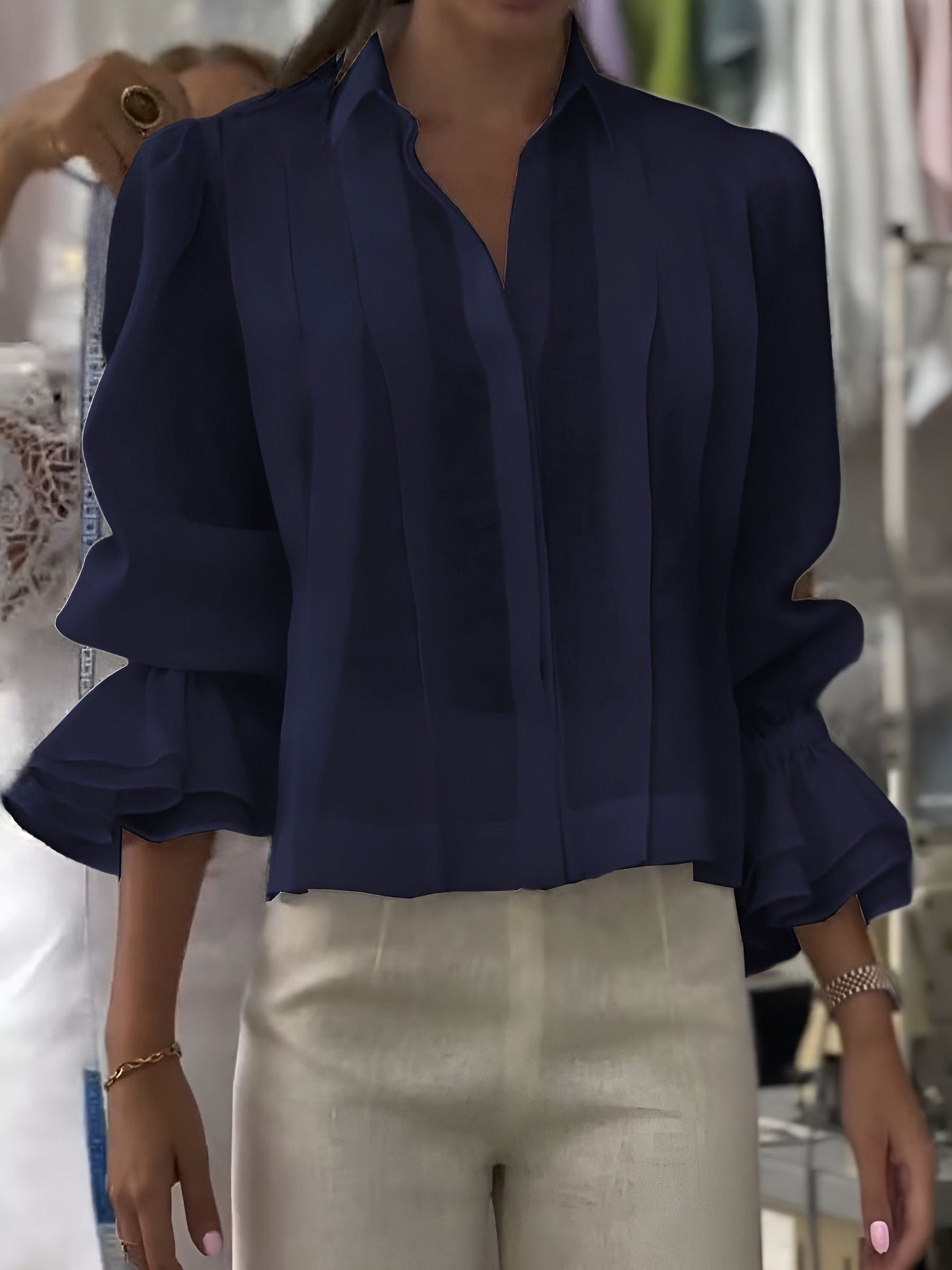 Véra™ | Blouse à Revers