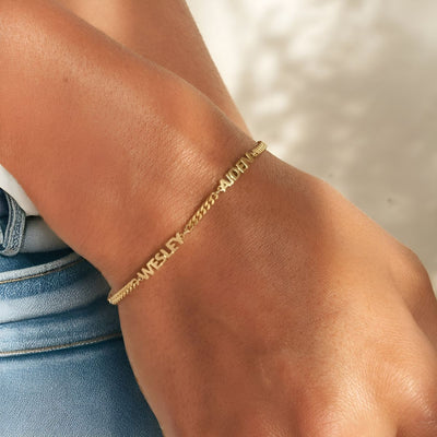 Prénia™ | Bracelet avec les noms de vos Proches