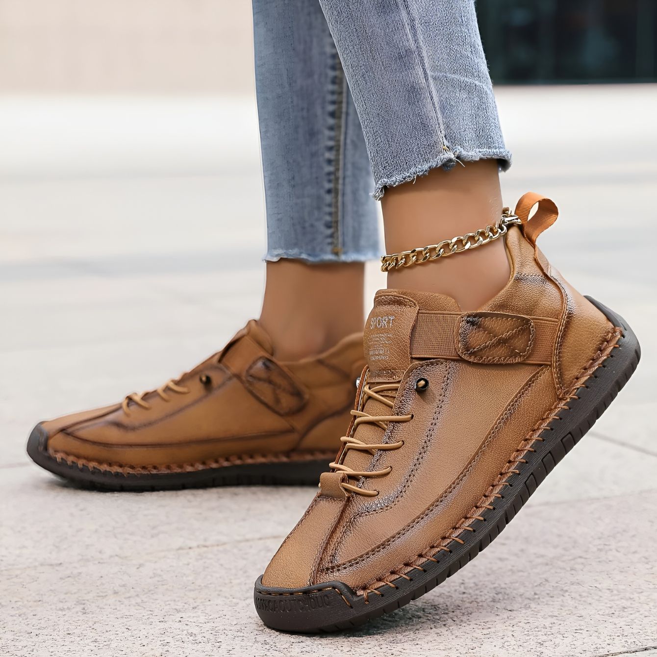 Aurore™ | Bottines Orthopédiques en Cuir