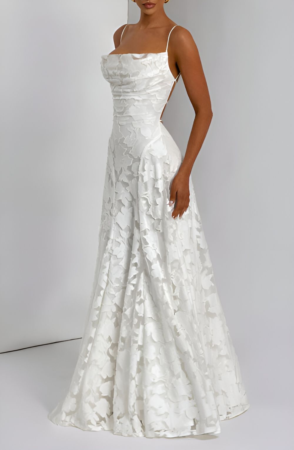 Émilie™ | Robe longue à Corset en Dentelle