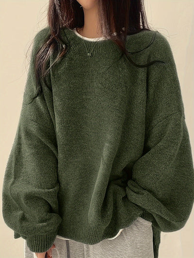 Noémie™ | Pull décontracté à Col Rond