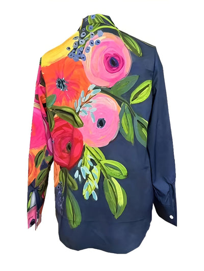 Marine™ | Chemise à Imprimé Floral
