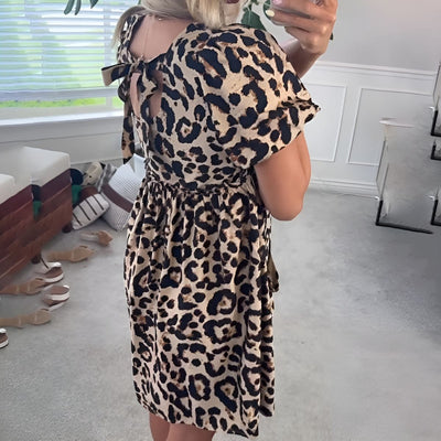 Léora™ | Robe à Imprimé Léopard