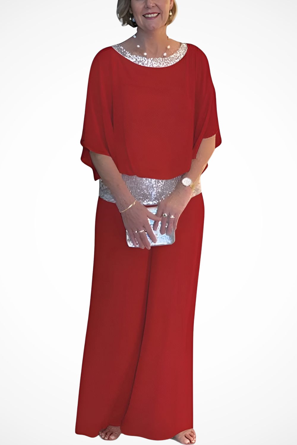 Clémentine™ | Ensemble Élégant en Mousseline de Soie