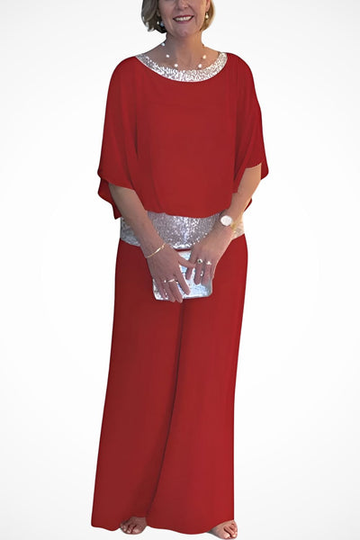 Clémentine™ | Ensemble Élégant en Mousseline de Soie