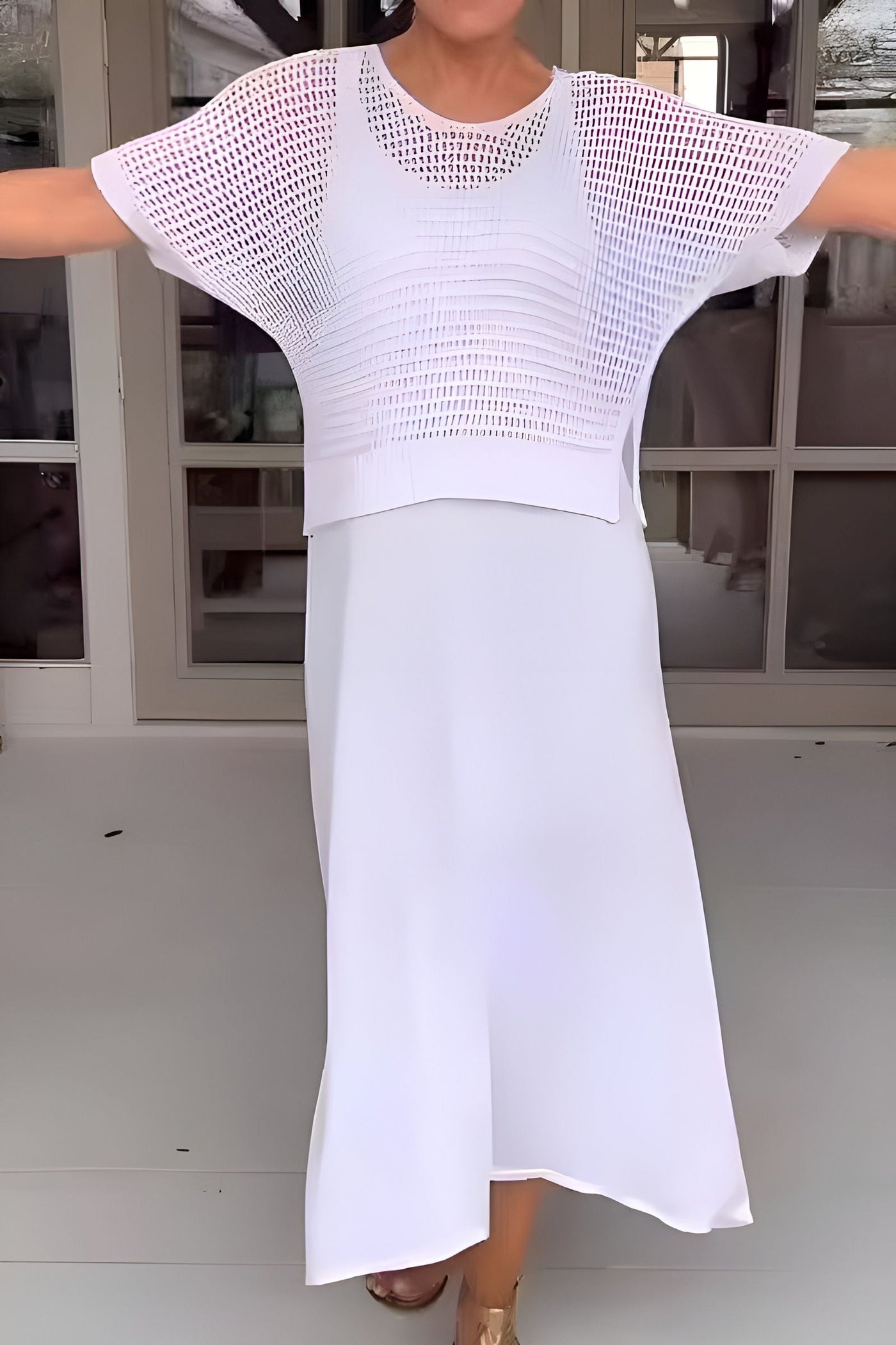 Pauline™ | Robe d'été avec Haut en Tricot