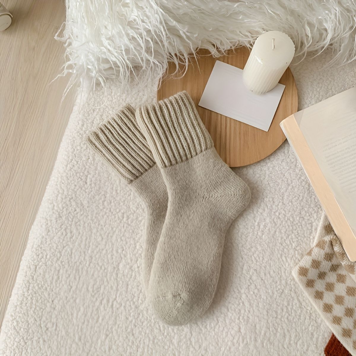 Chaudouce™ | Lot de 5 paires de Chaussettes Teddy
