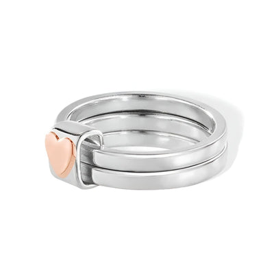 Amoria™ | Bague Personnalisée avec Noms Gravés
